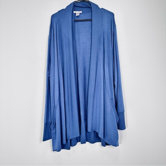 Vintage Expressions Plus Size Denim Jean Sleeveless Button Down Dress Size 3X - Picture 11 of 12